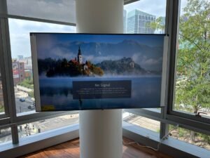 TV Mounted on a Post - Mr Home Guy