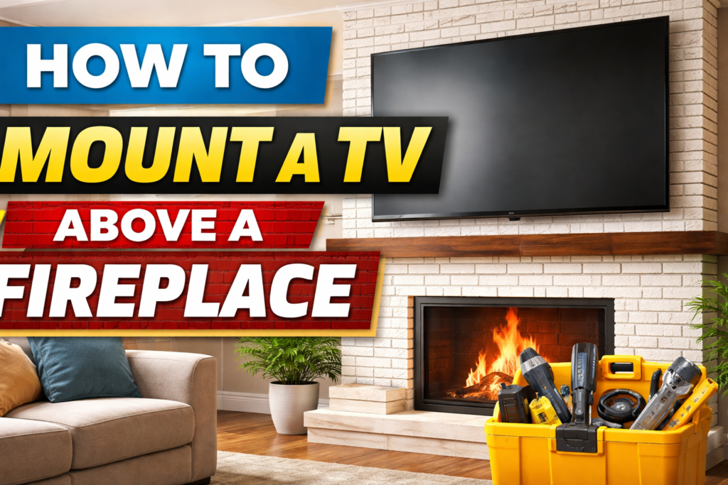 How to Mount a TV Above a Fireplace Step by Step